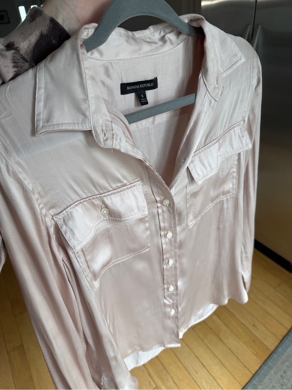 Banana Republic Satin Button-Down
